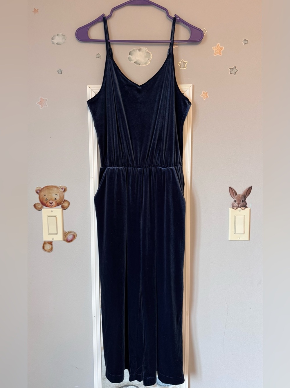 Blue Velvet Jumpsuit